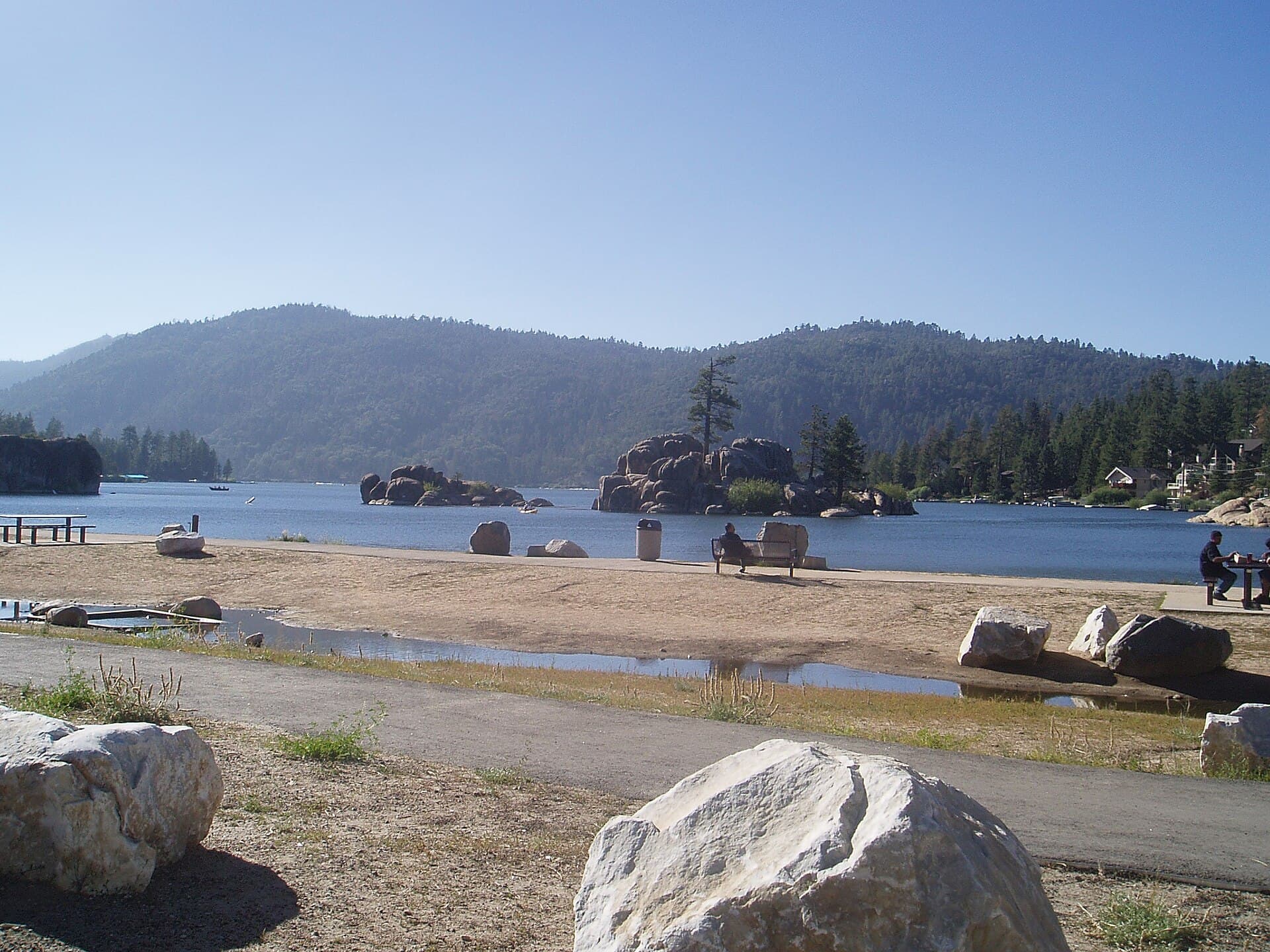 Big Bear Lake in the San Bernardino Mountains, seen from Boulder Bay Park, August 2006 (file photo)