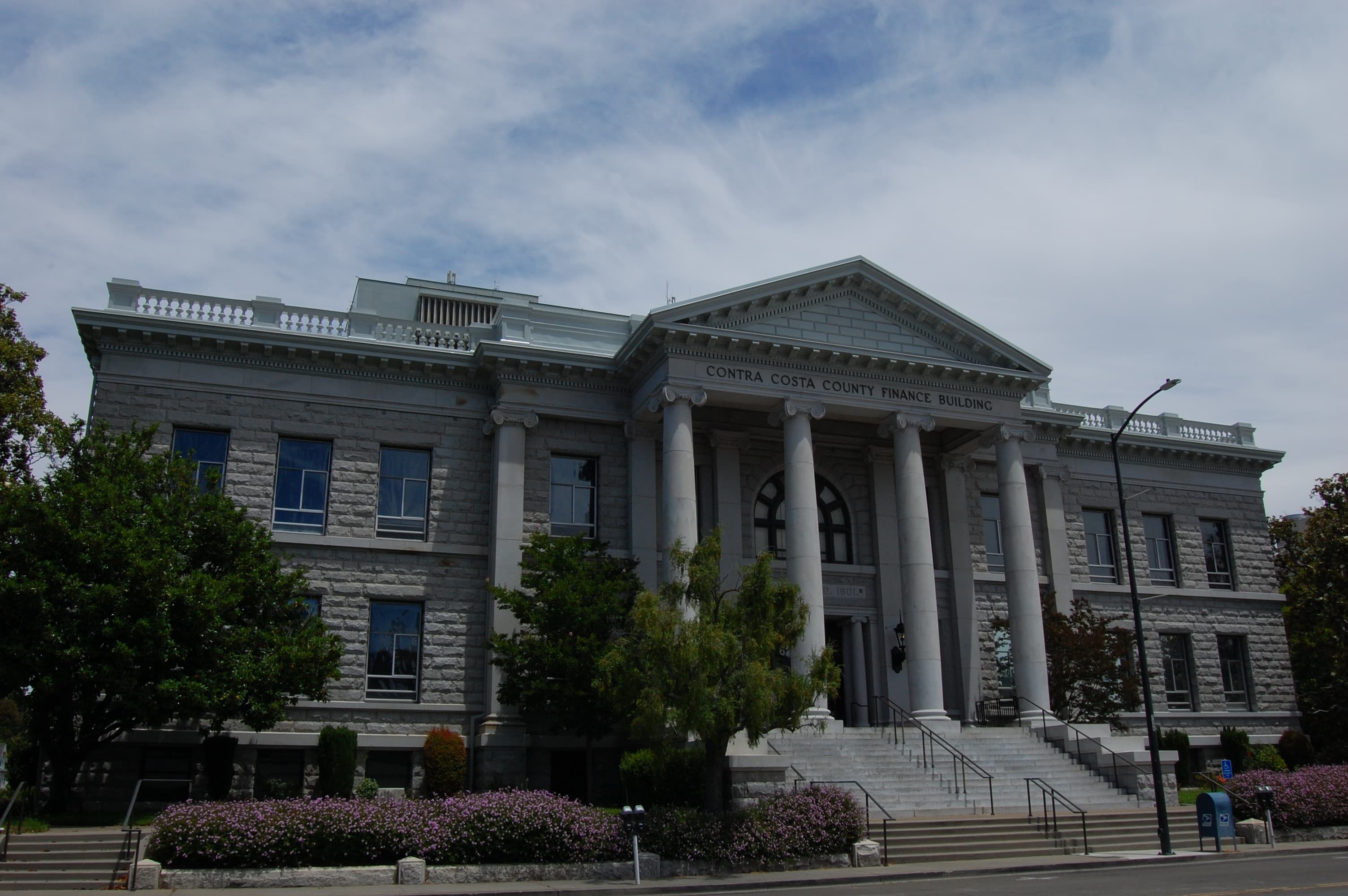 The historic Contra Costa County Courthouse at 625 Court St. in Martinez, now the county Finance Building