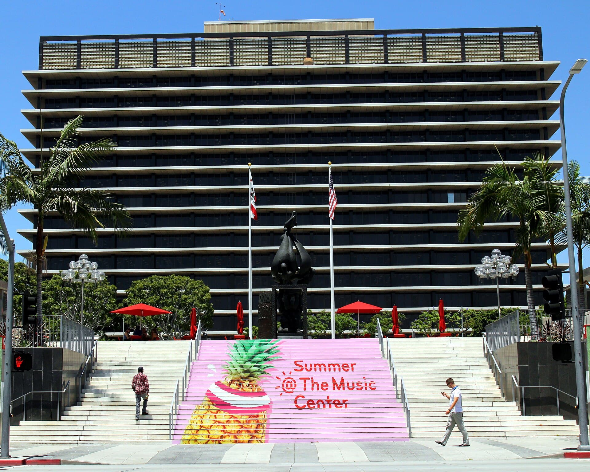 The Los Angeles Department of Water and Power headquarters, the John Ferraro Building, in downtown Los Angeles, July 2015 (file photo)