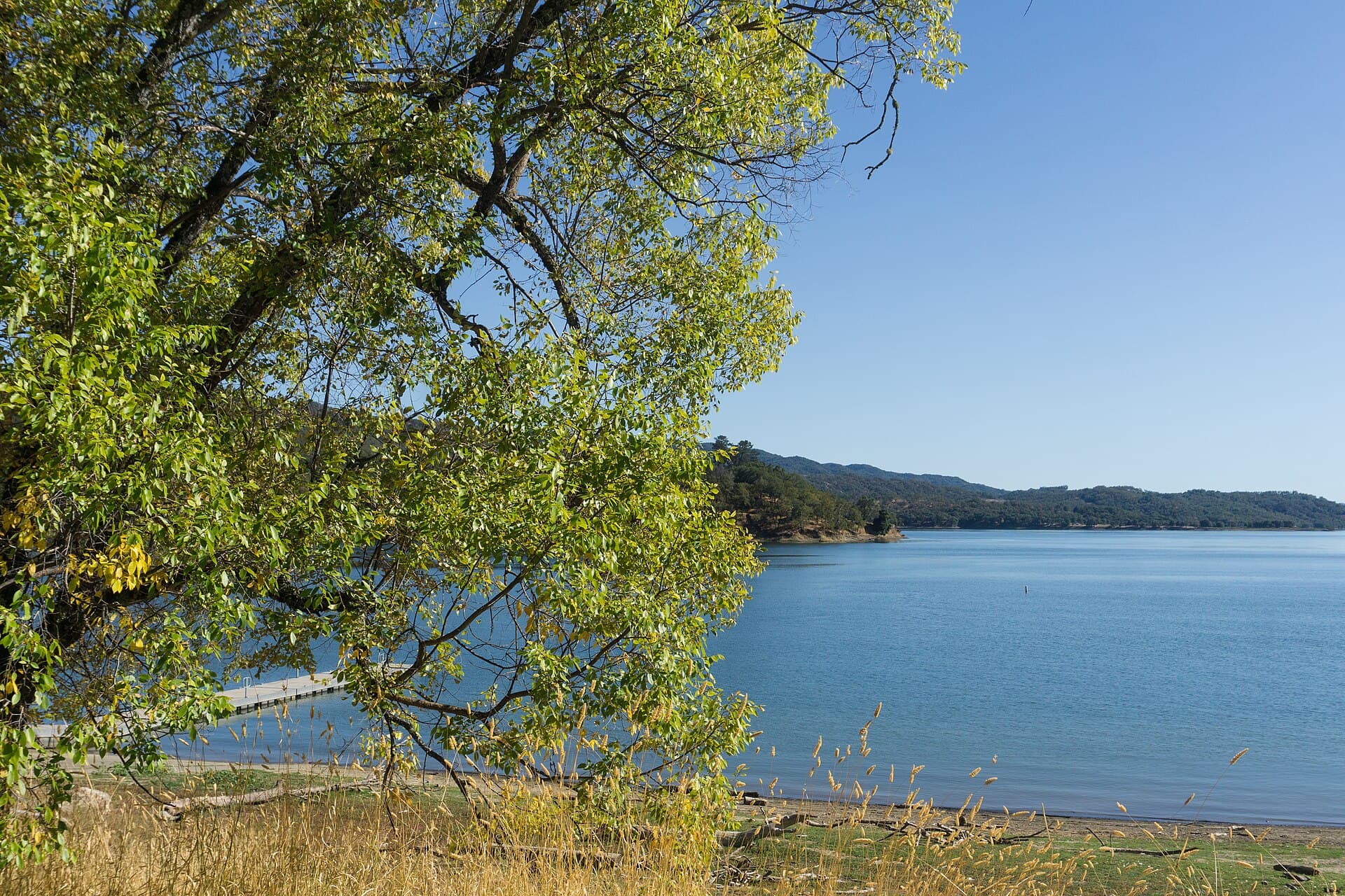 Lake Mendocino near Ukiah in Mendocino County, California, photographed Sept. 25, 2019 (file photo)