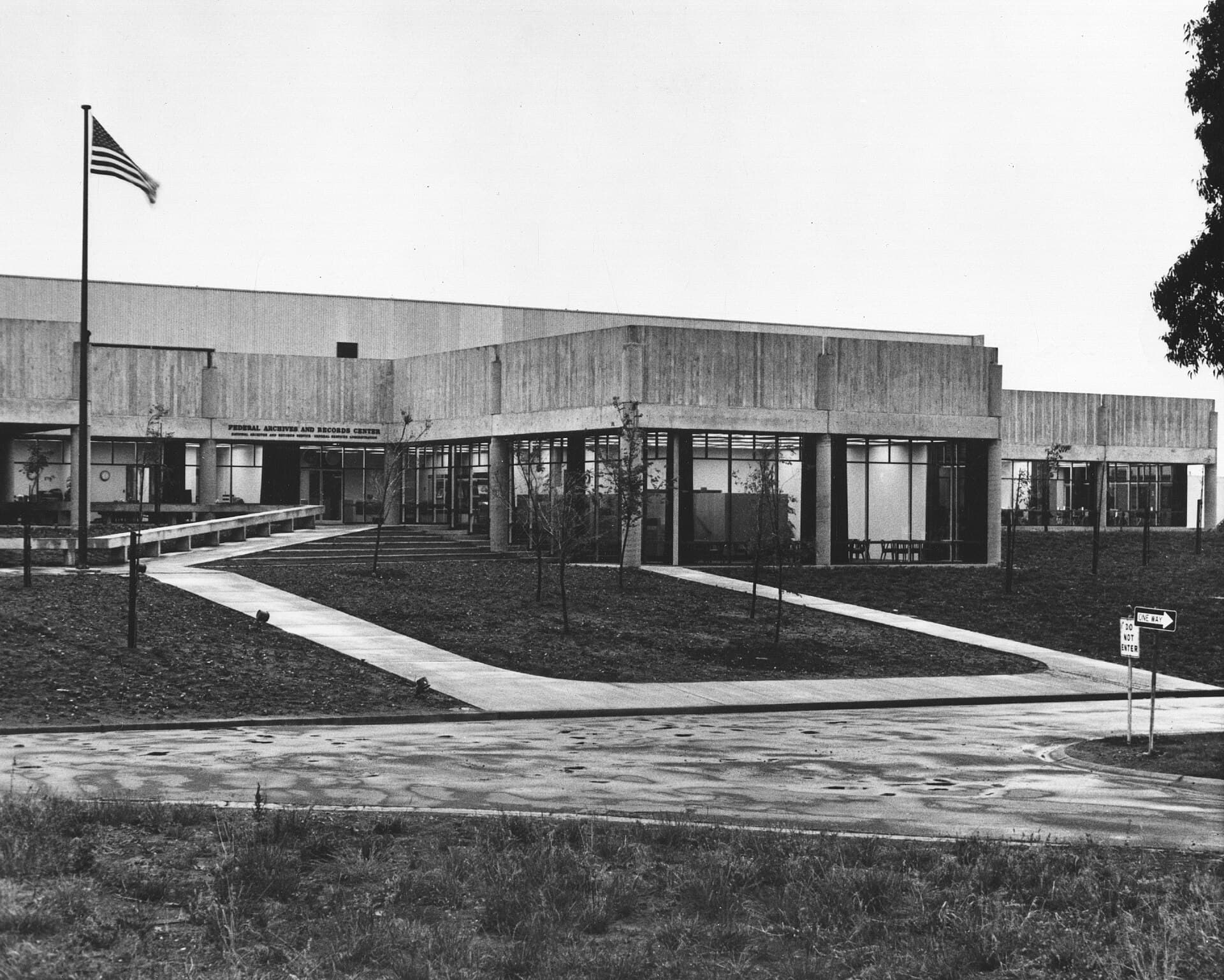 The Federal Archives and Records Center in San Bruno, the facility now known as the National Archives at San Francisco, photographed in 1974 (file photo)