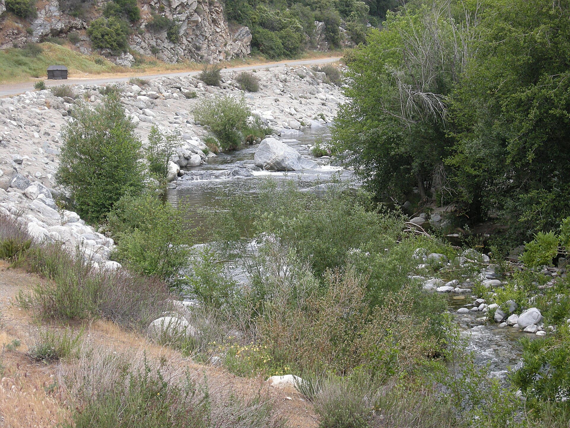 The West Fork of the San Gabriel River in the San Gabriel Mountains of Los Angeles County, April 30, 2008 (file photo)