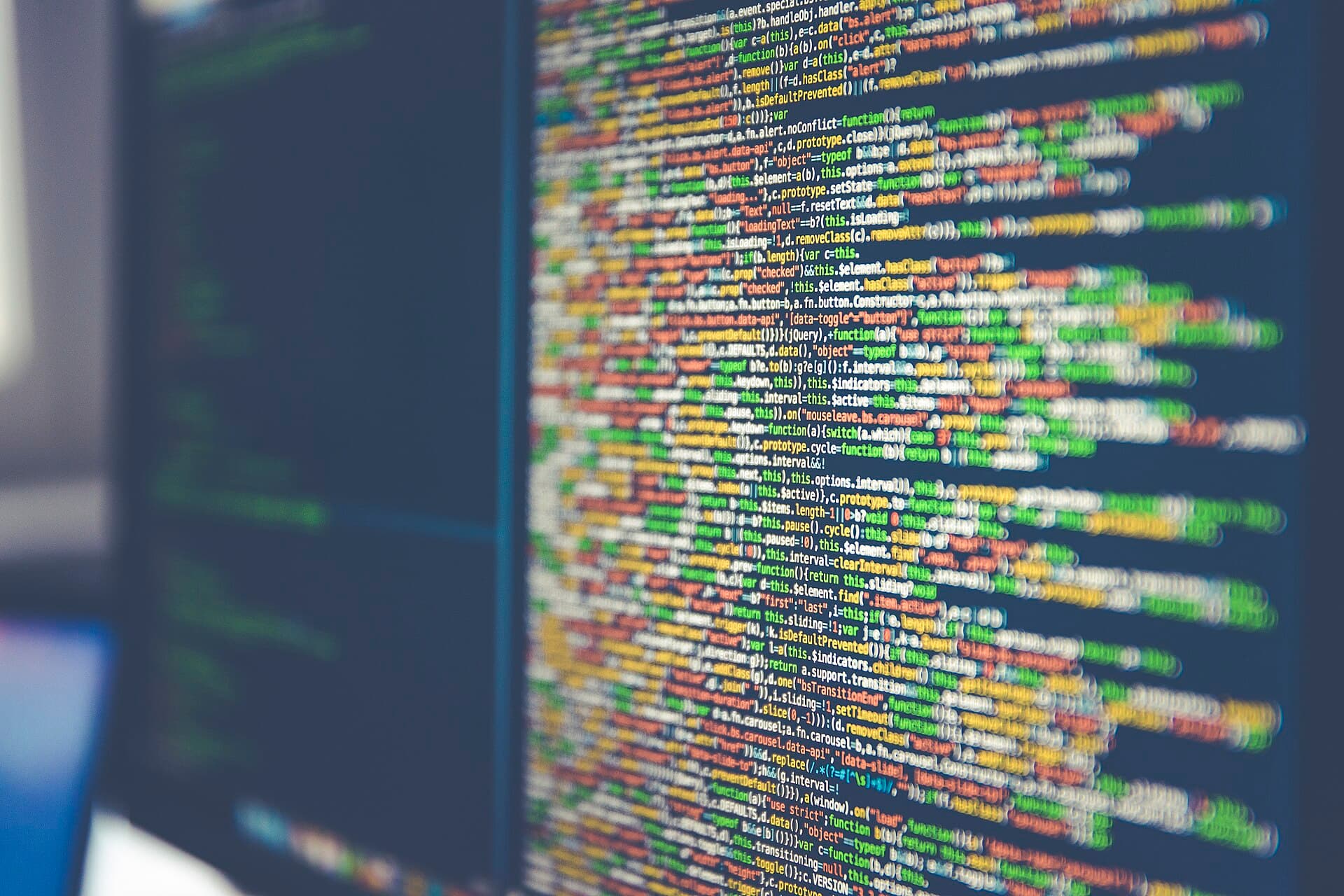 Lines of software code on a computer monitor (file photo)